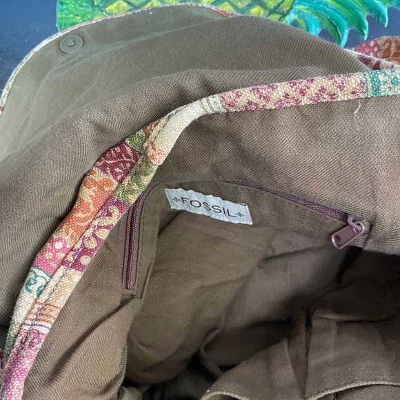 VTG Canvas Fossil Hobo Messenger Bag - Picture 7 of 7